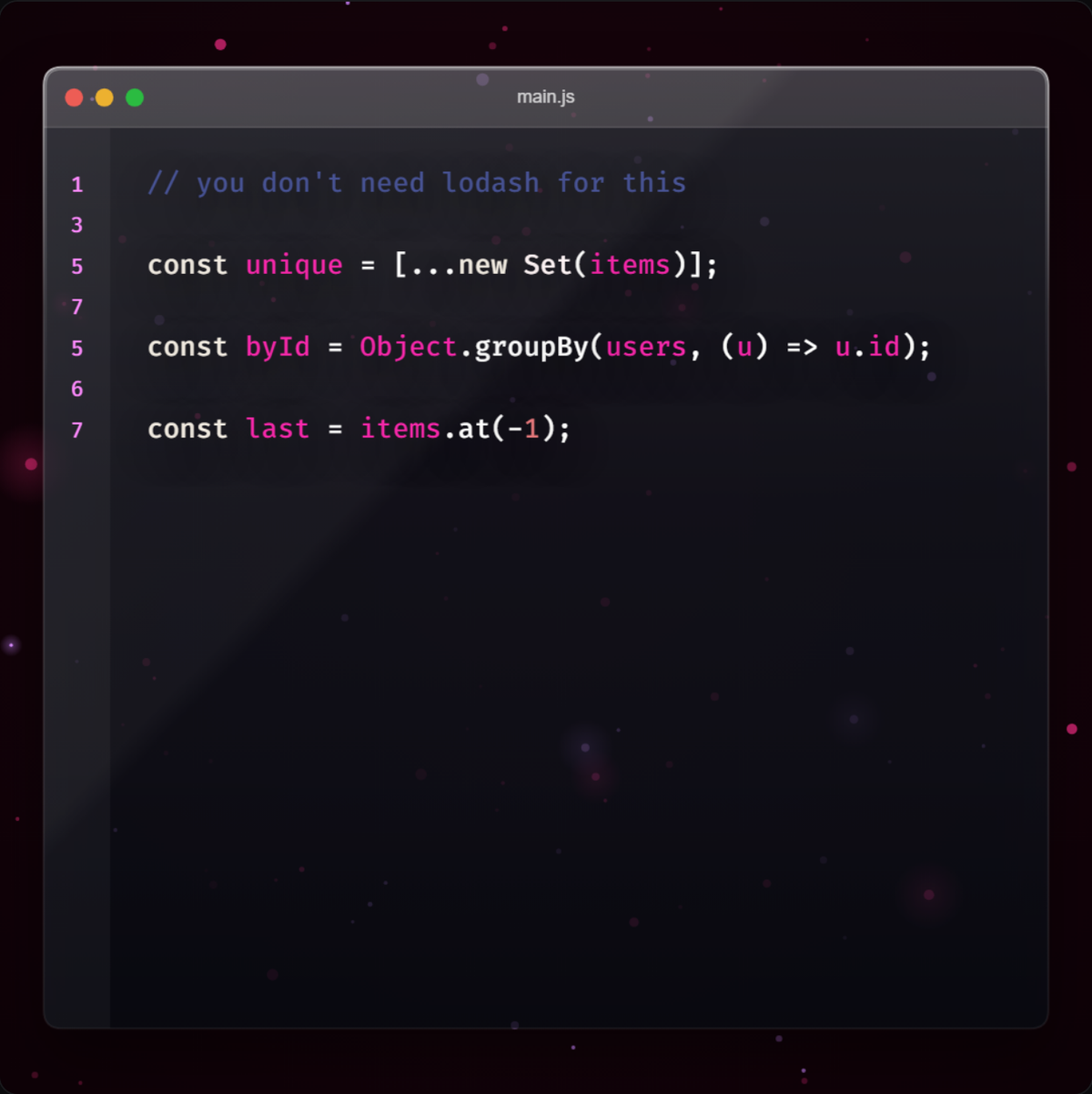 Preview of the Code tip template