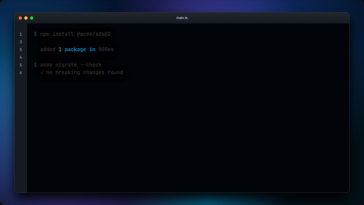 Preview of the Release notes template